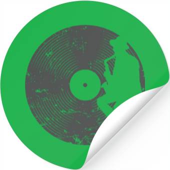 Discover Blues or Jazz on Vinyl Record Stickers