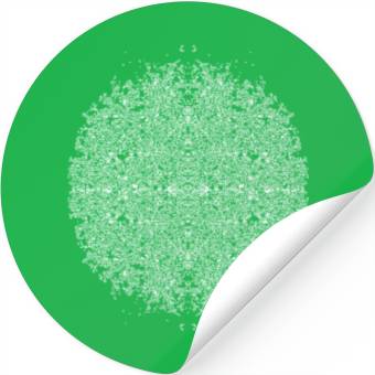 Discover circle trash design Stickers