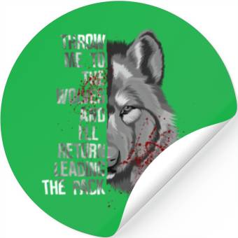 Discover Motivation wolf pack Stickers