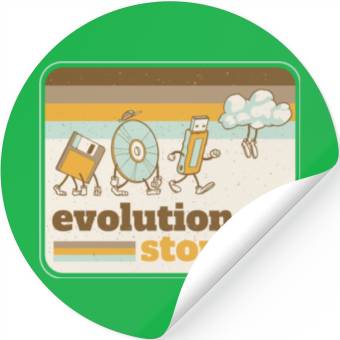Discover Computer storage evolution Stickers