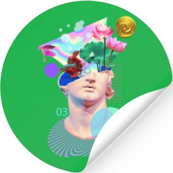 Discover Half Face Stickers