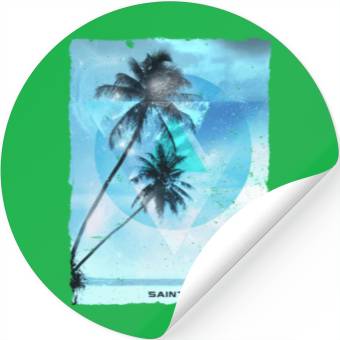 Discover Artistic Saint Augustine Florida Palm Tree Stickers