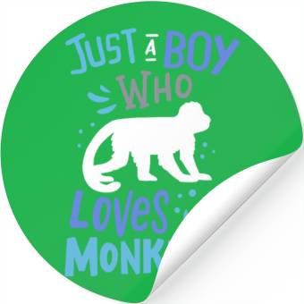 Discover Monkeys Primate Ape Monkey Lover Stickers