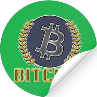 Discover Bitcoin design Stickers