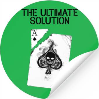 Discover playing card - The ultimate solution Stickers