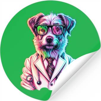 Discover Dog doctor Stickers