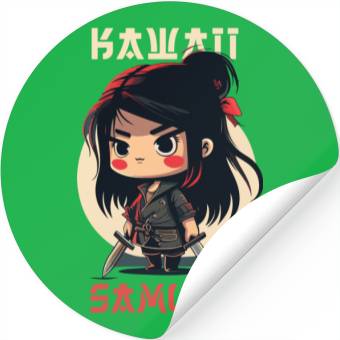 Discover Little Samurai Stickers
