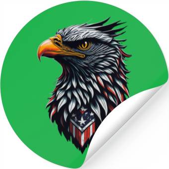 Discover American Eagle Stickers