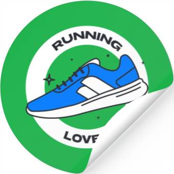 Discover Running Lover | Man Jogging Exercise Stickers
