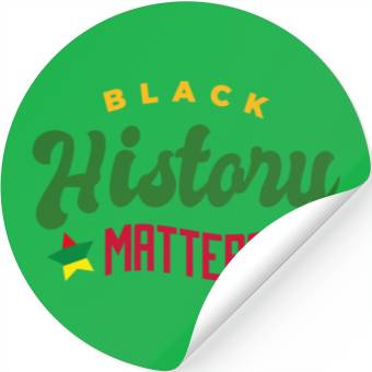 Discover Black History Month 12 Stickers
