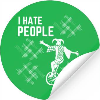 Discover I Hate People Stickers