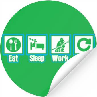 Discover Firefighter Eat Sleep Work Repeat Stickers