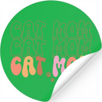 Discover Cat Mom Quotes Stickers