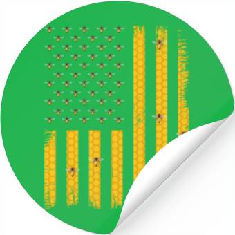 Discover Beekeeper Usa Flag Stickers