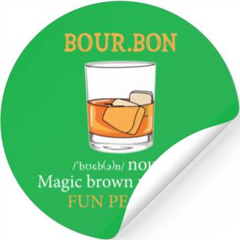Discover Bourbon Definition Fun People Stickers