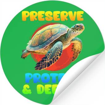 Discover Save Nature protected species Environment Stickers