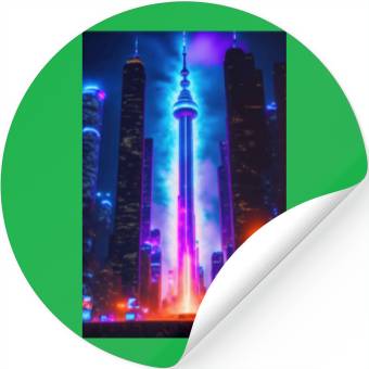 Discover The Moving Tower Stickers