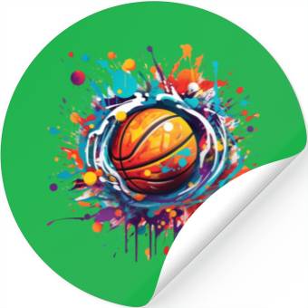 Discover basketball graffiti art Stickers