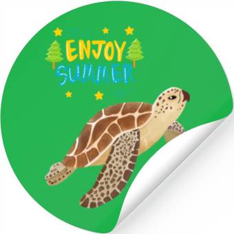 Discover Sea Turtle Stickers