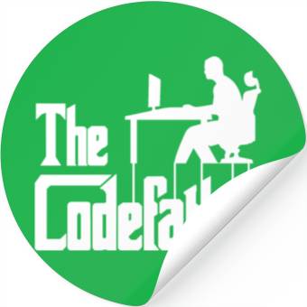 Discover The Codefather Computer Scientist Programmer Cloud Stickers