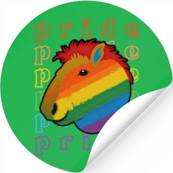 Discover Pride Capybara Stickers