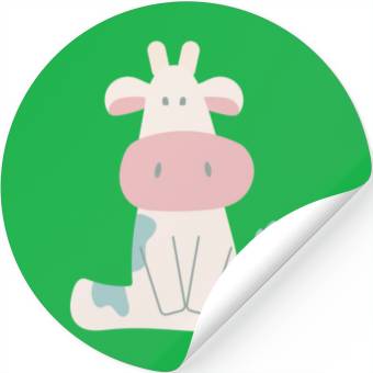 Discover Cute cow design Stickers