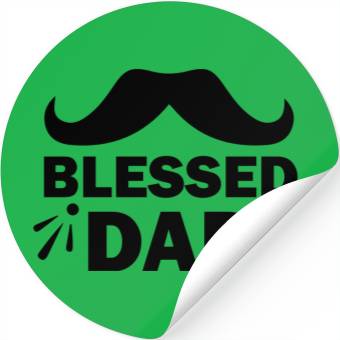 Discover Blessed dad 3 Stickers