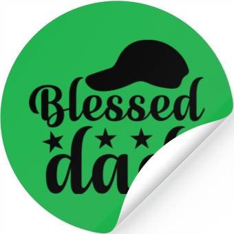 Discover Blessed dad 2 Stickers