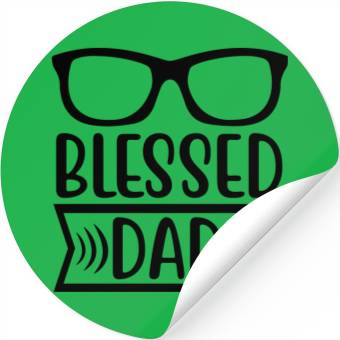 Discover Blessed dad 01 Stickers