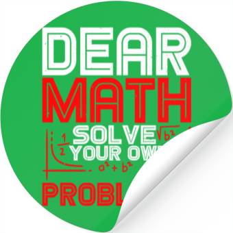 Discover Dear Math, Solve Your Own Problems 2 Stickers
