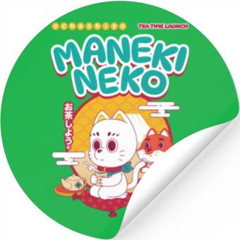 Discover Maneki Neko. Stickers