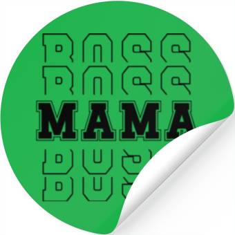 Discover Mama Boss Stickers