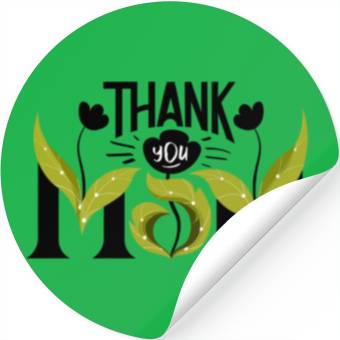 Discover Thank You Mom Stickers