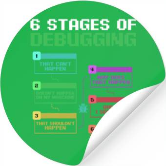 Discover Computer Science Programmer Hacker IT Geek Stickers