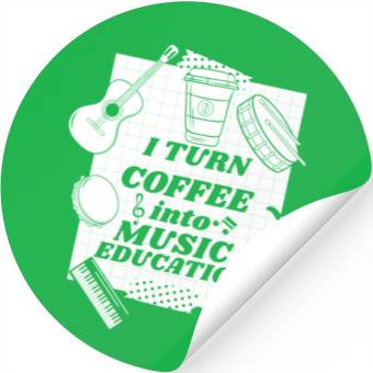 Discover Music Teacher Stickers