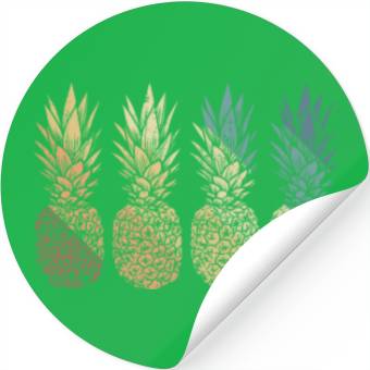 Discover Pineapple sweet Fruit tropical Stickers