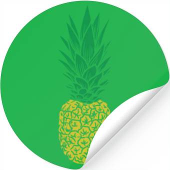 Discover Pineapple tropical sweet Fruit Stickers