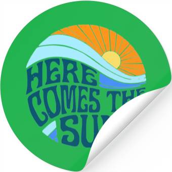Discover Here comes the sun Stickers