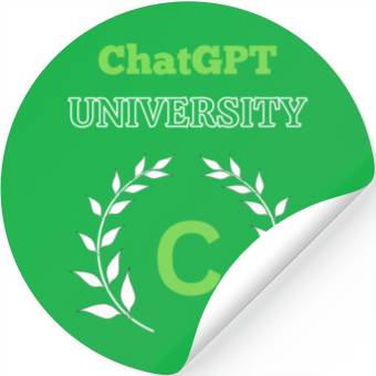 Discover ChatGPT University Stickers