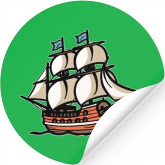 Discover Columbus Day 1492 Stickers