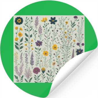 Discover Wild summer flowers Stickers