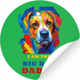 Discover Big Dog Daddy Stickers