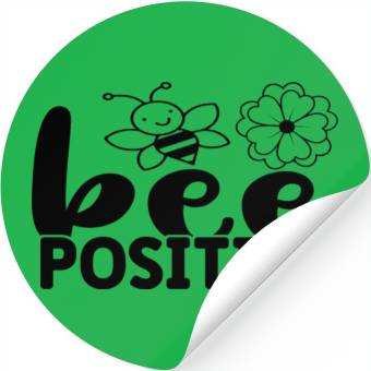 Discover Bee positive Stickers