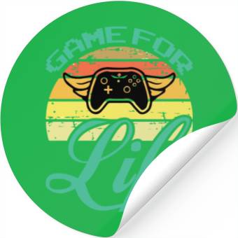 Discover Game for life Stickers