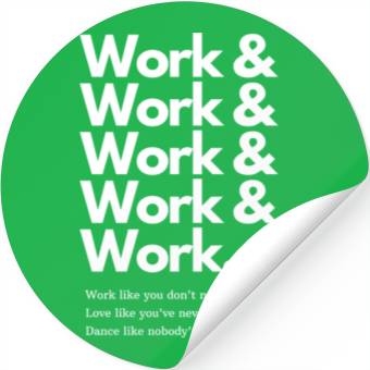 Discover Work Work Stickers