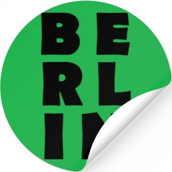 Discover Berlin Germany design Stickers