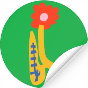 Discover Abstract Flower Stickers