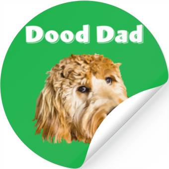 Discover Dood Dad Goldendoodle Stickers