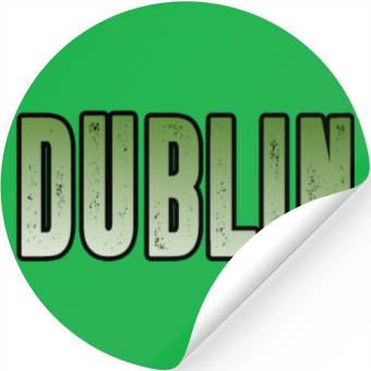 Discover Dublin Ireland Stickers