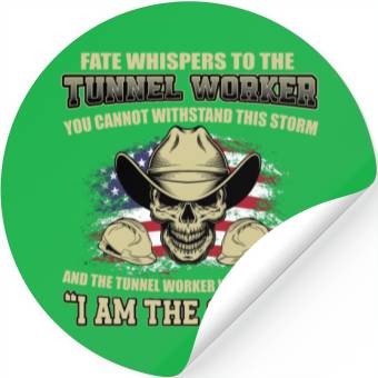 Discover Great Tunnel Worker Design Stickers